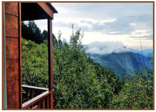 Wood House Balcony Viewpoint